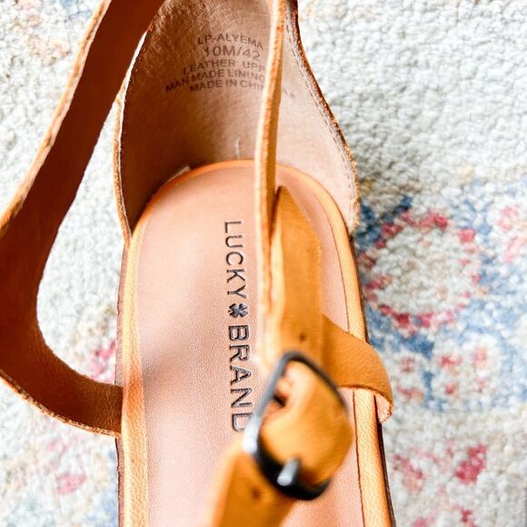 Lucky Brand Leather Sandals - Picture 7 of 7